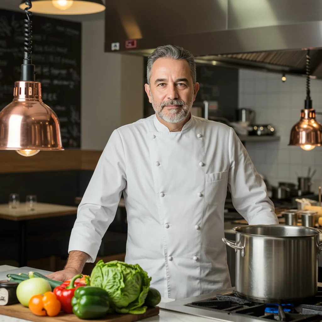 Head chef portrait
